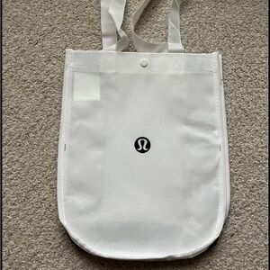 Lululemon White Tote small Bag